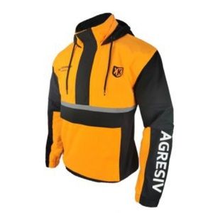 The new designers jacket and pants orange and black tracksuit Size L, (NWT)
